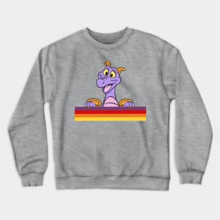 Happy little purple dragon of imagination Crewneck Sweatshirt